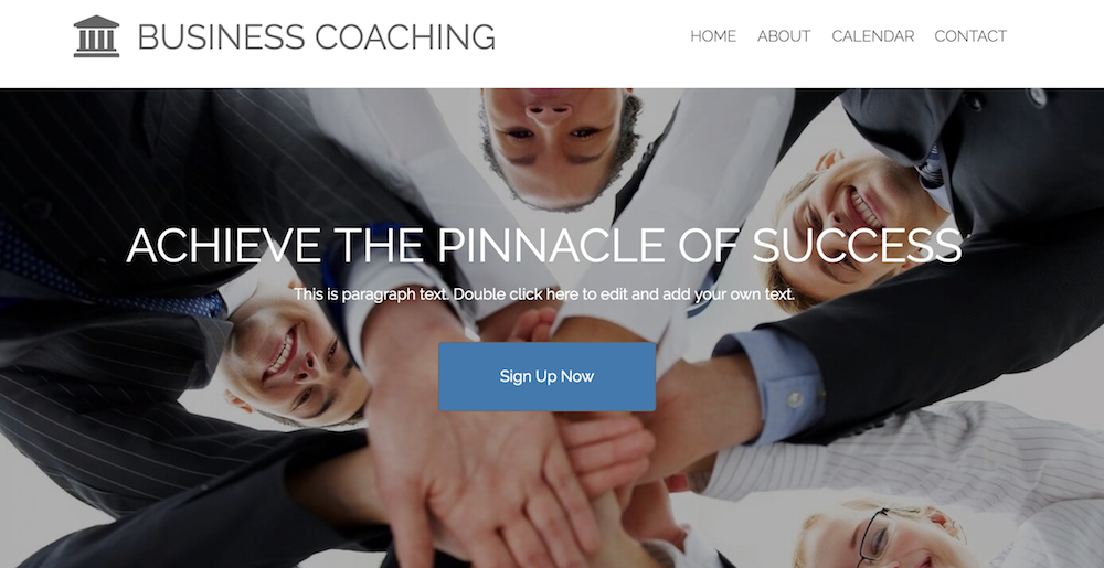 Website by Business Coaching built with WebStarts